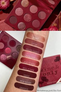 Eyeshadow Palette For Dark Skin, Plum Eyeshadow Palette, Olive Skin Lipstick, Red Eyeshadow Palette, Plum Eyeshadow, Burgundy Eyeshadow, Colourpop Palette, Colourpop Eyeshadow Palette, Virgo Rising