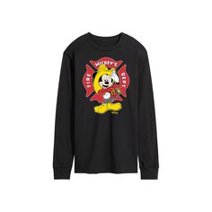 You'll look good in this Mickey Mouse Men's Fire Dept. Badge Long Sleeve Graphic Tee.© Disney You'll look good in this Mickey Mouse Men's Fire Dept. Badge Long Sleeve Graphic Tee.© Disney FEATURES Crewneck Long sleeveFABRIC & CARE Solid colors: cotton; Heather colors: cotton, polyester Machine wash Imported Size: XXL. Color: Black. Gender: male. Age Group: adult. Fall Streetwear Mickey Mouse Tops, Fall Mickey Mouse Cotton Tops, Fall Cotton Mickey Mouse Tops, Mickey Mouse Long Sleeve T-shirt For Streetwear, Casual Mickey Mouse T-shirt For Fall, Cotton Mickey Mouse T-shirt For Fall, Long Sleeve Graphic Tee, Fire Dept, Disney Mickey Mouse