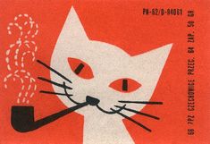 :D Japanese Graphic Design, Retro Cats, Japanese Poster, Cat Illustration, Vintage Poster, Vintage Graphics, White Cat