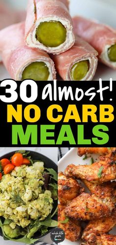 No carb snacks also make easy no carb meals! You'll love our list of easy no carb meal recipes you can prep for the week. Easy No Carb Meals, No Carb Challenge, Zero Carb Meals, No Carb Meals, No Carb Snacks, Snacks To Buy, Inflammation Recipes, Zero Carb Foods, Balanced Diet Plan