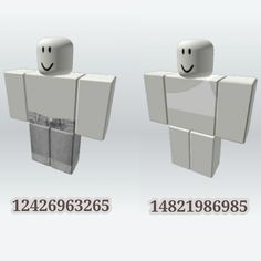 two images of the same character in different poses, each with their own face and body