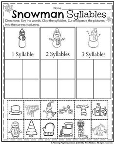 the snowman and his friends worksheet is shown in this printable activity