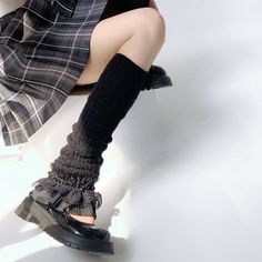 Material: Knit cotton Color: White, Black Trendy Black Cotton Leg Warmers, White Knit One Size Leg Warmers, Black Warm One-size Leg Warmers, White Knitted One-size Leg Warmers, Heart Garter, Black Cotton Knee-high Leg Warmers, Black Leg Warmers, Goth Princess, Lace Layers