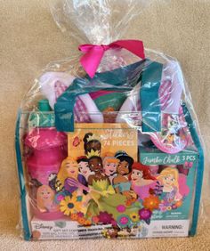 the disney princess gift bag is packed with toys