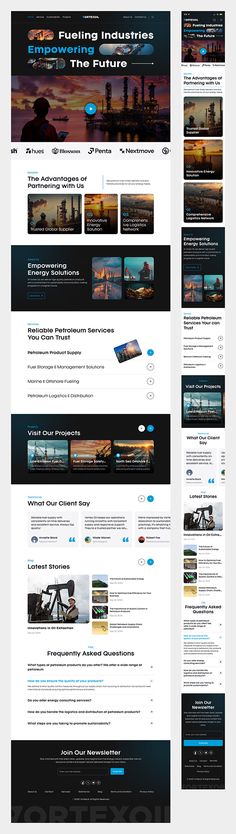 Company Website, Sustainability, Quick Saves, User Interface Design