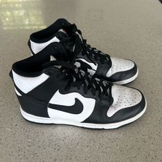 Brand New Women’s Nike Black & White High Dunks. Never Worn! High Dunks, Nike Shoes Women, Nike Black, Shoes Women, New Woman, Black Nikes, Womens Shoes Sneakers, Nike Shoes, Nike Women