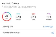 the number of servings per serving is shown in this screengrafion, and it's not very large