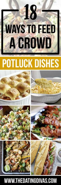 Desserts Potluck, Main Dish For Potluck, Entertaining Appetizers, Best Camping Meals, Drinks Party, Appetizers For A Crowd