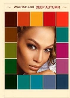 33+ Ideas Skin Color Palette Deep Autumn #skin Dark Autumn Color Palette Black Women, Deep Autumn Hair Color, Warm Skin Tone Colors, Deep Autumn Palette, Autumn Color Palette Fashion, Deep Autumn Color Palette, Autumn Skin, Warm Skin Tone, Deep Autumn