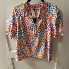 Michelle Mcdowell - Wild Safari -Sutton Top Size -Extra Small (Measurements In The Photos) Pastel Colors Nwt Wondershop Target 2020, Wild Safari, Pastel Colors, Blue Orange, Color Blue, Top Blouse, Blouses, Pastel, Womens Tops