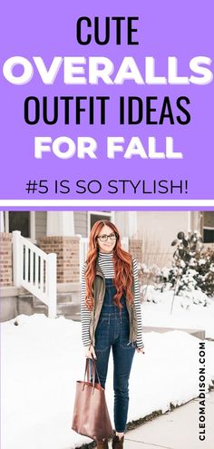 How To Style Overalls: 14 Stylish Ideas To Try - Cleo Madison Khaki Overalls Outfit Women, Cute Outfits With Overalls, How To Style Overalls, Corduroy Overalls Outfit, Overalls Outfit Ideas, Overalls Fall Outfits, Overalls For Fall