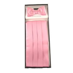 This Van Buck rose pink Satin Cummerbund and Bow Tie Set is perfect for all formal occasions such as weddings, events and parties. The style of the cummerbund is a classic 3 pleated design. The pre-tied bow tie is easily adjustable. We have a range of colours to choose from, so you're bound to find a match for you. This set comes in the box as seen in our photos. Matching pocket squares are also available on our site. Handmade in England and 100% Duchess Satin Polyester. Neck Size: 15" - 22" (37cm - 56cm) Bow Length: 4" (11cm) Bow Height: 2" (6cm) Waist Size: 28" - 44" (70cm - 112cm) Cummerbund Dimensions: 5.0" x 23.5" (12cm x 60cm) Cummerbund Features: Fully Banded Adjustable Velcro Fastening Strap with 'cruise' Style Metal Clasp Wash Care: Dry Clean Only Sage Green Wedding Tie, Cruise Style, Paisley Wedding, Taupe Wedding, Tartan Bow Tie, Tartan Tie, Tie Pattern, Wool Tie, Silk Bow Ties