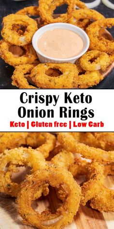 Keto Onion Rings, Keto Quiche, Desserts Keto, Low Carb Snack, Keto Pancakes, Keto Side Dishes, Keto Cheesecake