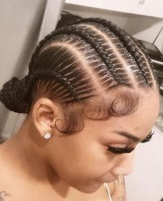 Corn Rolls, Blonde Instagram, Beauty Hairstyles, Quick Braided Hairstyles, Protective Hairstyles Braids, Pretty Braided Hairstyles, Dope Hairstyles