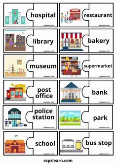 the different types of buildings and their names