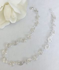 Spiral Necklace Hammered Necklace Boho Necklace Spiral - Etsy Womens Gift Ideas, Hammered Necklace, Greenville Nc, Spiral Necklace, Necklace Womens, Elegant Necklace, Wedding Jewellery Necklace, Anklet Bracelet, Elegant Necklaces