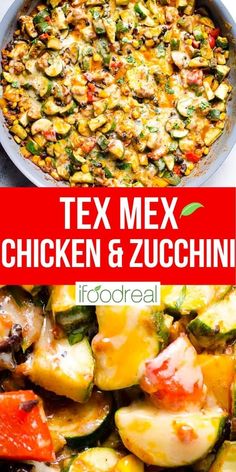 this tex mex chicken and zucchini casserole is an easy weeknight meal