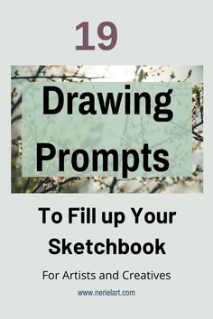 the title for drawing prompts to fill up your sketchbook