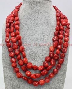 Product Description Style: Necklace Size:8-10mm   Quantity:  1 Strand length: 16-100 Inches Color: -- Clasp: -- Condition: New If you want to buy more , please contact us . Thanks ! &&&&: Sale the items does not include box. Payment Payment Policy&Shipping Policy     We accept PayPal Please pay within 24 hours If no payment or contact is made with in 7 days item will be relisted. Thank YouPlease make sure the "Ship To" address you input in Paypal is correct.Items are shipped within 1-2 business Coral Beads Necklace, Necklace Size, Coral Beads, The Ship, Style Necklace, Beads Necklace, Red Coral, Fashion Jewelry Necklaces, Necklace Sizes