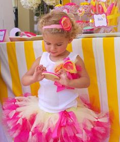 Lauren's Butterfly Birthday Party!! - A Blissful Nest | A Blissful Nest Pink Lemonade Party, Lemonade Party, Butterfly Birthday, Baby Tutu, Birthday Tutu, Girl Birthday Party, Baby Costumes