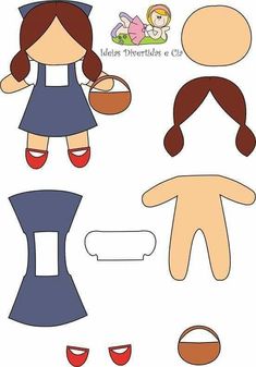 the paper doll is cut out and ready to be made