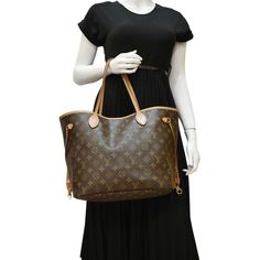 Item Details: Embrace timeless elegance with the iconic Louis Vuitton Neverfull in rich brown. This luxury piece seamlessly blends style and function, making a statement in fashion while enhancing your everyday look. Series: Neverfull MM Style: Tote Bag Material: Monogram Canvas with leather trim Color: Brown Date Code: SF0220 Made: France Made Year: 2020 Measurements: L 12.5" D 6.5" H 11.5" Accessories: Dust Bag. Condition Detail: Good - The Item shows signs of use, including, color transfer, tanned handles, and some inside stain marks. Its gold color hardware is in good condition. This bag is without any unpleasant smell. Please check the details and pictures before purchasing. Please do not hesitate to ask questions regarding our products or services, we will be more than happy to serve Mm Monogram, Neverfull Mm Monogram, Louis Vuitton Neverfull Mm, Neverfull Mm, Prada Crossbody Bag, Vuitton Neverfull, Trim Color, Casual Backpack, Chanel Handbags