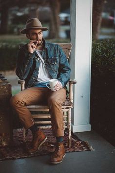 Americana Fashion Men, Americana Outfits, Mens Outdoor Fashion, Americana Fashion, Vintage Americana, Workwear Fashion, Indie Fashion