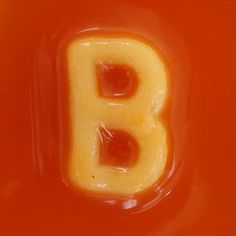 the letter b is made out of liquid