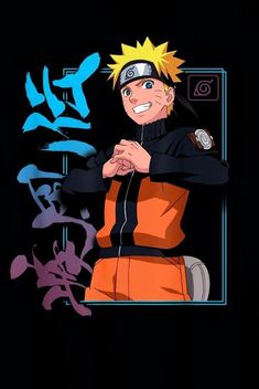 the naruto character is smiling and posing for a photo with his arms crossed