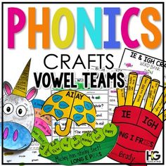 the phonics crafts and worksheets for students to use in their classroom