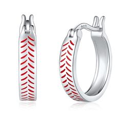 PRICES MAY VARY. 【Baseball Earrings】These perfect baseball earrings are designed for women and are a great gift for sports lovers baseball fans 【Baseball Gifts】Baseball Earrings is crafted by 925 sterling silver Our Earrings is hypoallergenic, safe for sensitive skin. hypoallergenic, comfortable to wear, be safe for skin. 【Baseball Jewelry】Earrings is about 16mm / 0.62in. Suitable for daily wear. 【Baseball Earrings for Women】Such a beautiful shape and strong love, No matter Valentine's day, moth Sporty Jewelry For Baseball Season Game Day, Sporty Jewelry For Baseball Game Day, Sporty Jewelry For Baseball Season, White Gold Pearl Earrings, Baseball Jewelry, Baseball Earrings, Lover Jewelry, Graduation Jewelry, Baseball Gifts