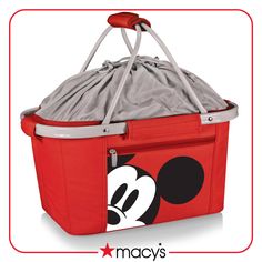 in stock Mickey Mouse Office, Insulated Basket, Mickey Mouse Kitchen, Cooler Tote Bag, Disney Kitchen, Cooler Tote, Mickey Y Minnie, Basket Tote, Utility Tote