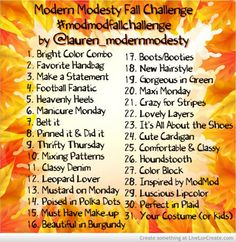 October Fall Fashion Challenge. #modmodfallchallenge Join in on instagram @lauren_modernmodesty. Modern Modesty Style Challenge. Favorite Handbags, Style Challenge, Fall Color, Color Combo, Style Blog, Bright Color, Modest Outfits