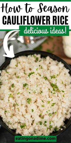 how to season cauliflower rice delicious ideas