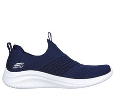 Ultra Flex 3.0 - Classy Charm | SKECHERS Functional Sneakers With Light Support For Sports, Functional Sneakers For Sports With Light Support, Sporty Slip-on Running Shoes For Sports, Functional Light Support Sports Sneakers, Sporty Sneakers For Light Exercise, Slip-on Running Shoes With Arch Support For Sports, Slip-on Sporty Running Shoes For Sports, Slip-on Athleisure Sports Running Shoes, Sporty Slip-on Sneakers For Training