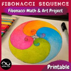 the fibonaci sequence is an art project for kids to learn how to draw