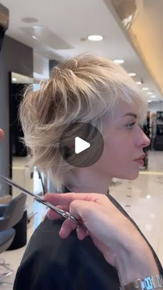 "bixie" Haircut Styling, French Cut Hairstyle For Women, How To Style A Short Shag Haircut, Anne Heche Short Hair, Shag Short Haircut, "mixie" Haircut, Berlin Haircut, Wispy Short Hair, Womens Shag Haircut