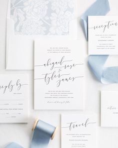 the wedding stationery is displayed on an instagramr, and it looks like they are