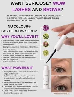 Nu Colour Lash + Brow Serum by Nu Skin * New Product launch 🚀. Gain visibly longer, thicker, fuller, and shiner lashes and brows in as little as 4 weeks with this Lash + Brow Serum. This clean, powerful formula targets your lashes and brows underlying nourishment and conditioning needs and should last up to 12 weeks. Promotes visibly longer, thicker, fuller, shinier lashes. Supports visibly bolder, fuller, more luxurious, and less brittle brows. Safety-ophthalmologist tested, suitable for contact lens wearers. Clean, Green, Plant 🌱Based Nuskin Products, Bronzing Pearls, Barbie Bath, Rodan And Fields Consultant, New Product Launch, Skin Photo, Scalp Scrub