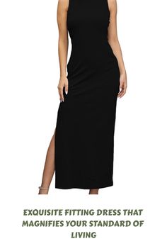 [SponsoredPost] "LaSuiveur Women's Sleeveless High Slit Bodycon Causal Dress is the perfect choice for any summer occasion. Made with high-quality materials, this dress is not only comfortable but also form-fitting, accentuating the curves of the body. The high slit adds a touch of sexiness, making it a great choice for a beach party or vacation. The tank design of the dress is perfect for hot summer days, keeping you cool and stylish at the same time. This versatile dress can be dressed up with heels and #formfittingdressforwomen Causal Dresses, Summer Beach Party, Tank Design, Beach Party