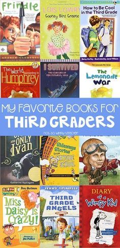 some children's books with the title, my favorite books for third gradeers