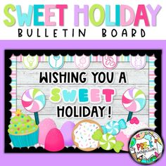 Mint Candy Holiday Bulletin Board Set Pink, Green & Red Christmas Theme Whimsical Letters and Festive Borders Printable Holiday Boards - Etsy Canada December Bulletin Boards Elementary, Candy Bulletin Boards, September Ideas, Holiday Bulletin Boards, Traditional Christmas Decor, Christmas Bulletin Boards, Cute Bulletin Boards