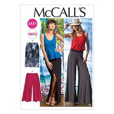 a woman in wide legged pants and a tank top is featured on the front cover of a magazine