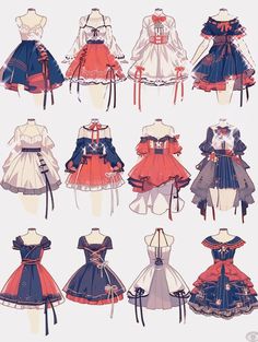 Outfits Anime, Clothes Anime, Square Dance, Anime Clothes