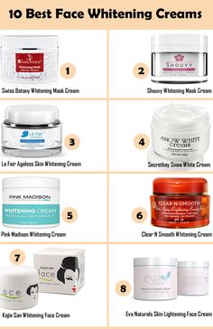 Skin Care For Whitening Face, Face Brightening Cream, Best Whitening Cream For Face Skin, Skin Treatments For Whitening, White Skin Products, Best Whitening Cream For Face