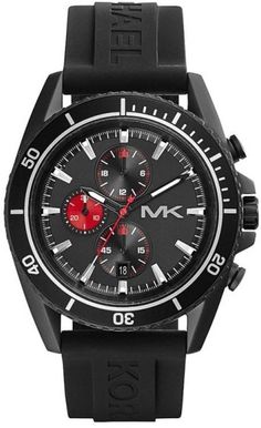 Michael Kors Chrono MK8377 Black Dial Black Silicone Jet Master Men's Watch Oliver Jackson Cohen, Chrono Watches, Michael Kors Men, Vintage Watches For Men, Men's Watches, Mens Accessories Fashion, Stainless Steel Watch, Casio Watch, Michael Kors Black