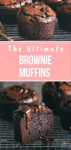 the ultimate chocolate brownie muffins recipe is easy to make and so delicious