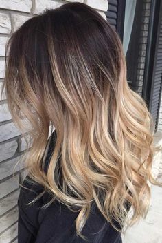 Pastel Hair Ombre, Brown Ombre Hair Color, Blond Highlights, Best Ombre Hair, Blonde Ombre Balayage, Brown To Blonde Ombre, 2018 Hair