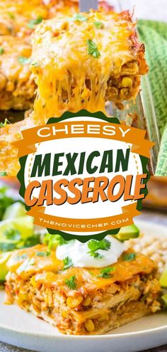 Mexican Casserole, weeknight dinner recipes, comfort food Mexican Casserole Recipes Chicken Enchilada Bake Corn Tortillas, Easy Mexican Chicken Casserole, Easy Cheese Enchiladas, Mexican Tortilla Casserole, Easy Mexican Chicken, Recipe Ingredients List, Tortilla Casserole, Novice Chef