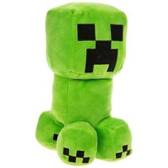 a green minecraft creeper stuffed animal